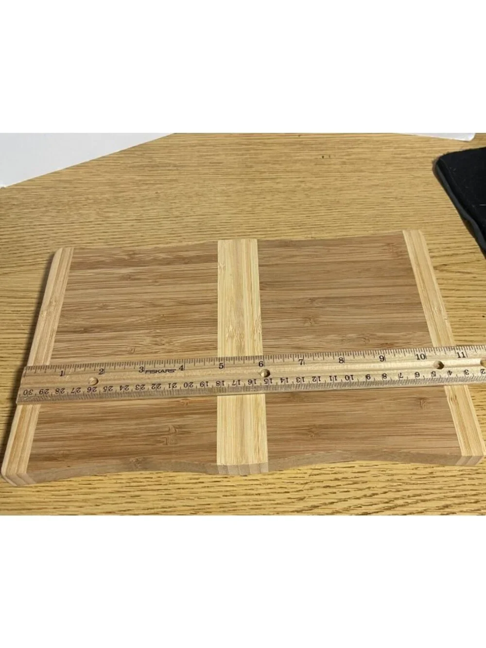 Bamboo Kitchen Cutting Board Wavy Edges Mini Cheese board